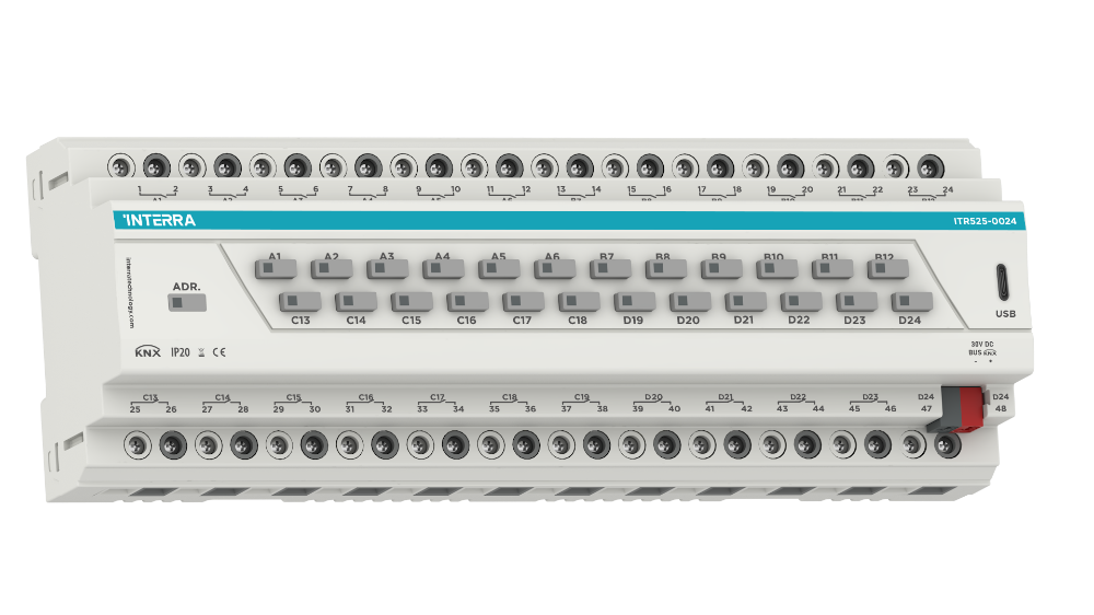 Interra Combo+ Actuador KNX de 24 canales